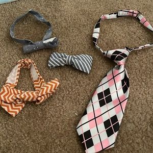 bow tie & clip on & velcro adjustable kid boy baby dress up suit new year eve